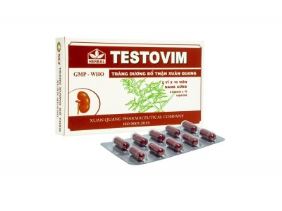 TESTOVIM – TRÁNG DƯƠNG BỔ THẬN XUÂN QUANG TESTOVIM – TRÁNG DƯƠNG BỔ THẬN XUÂN QUANG