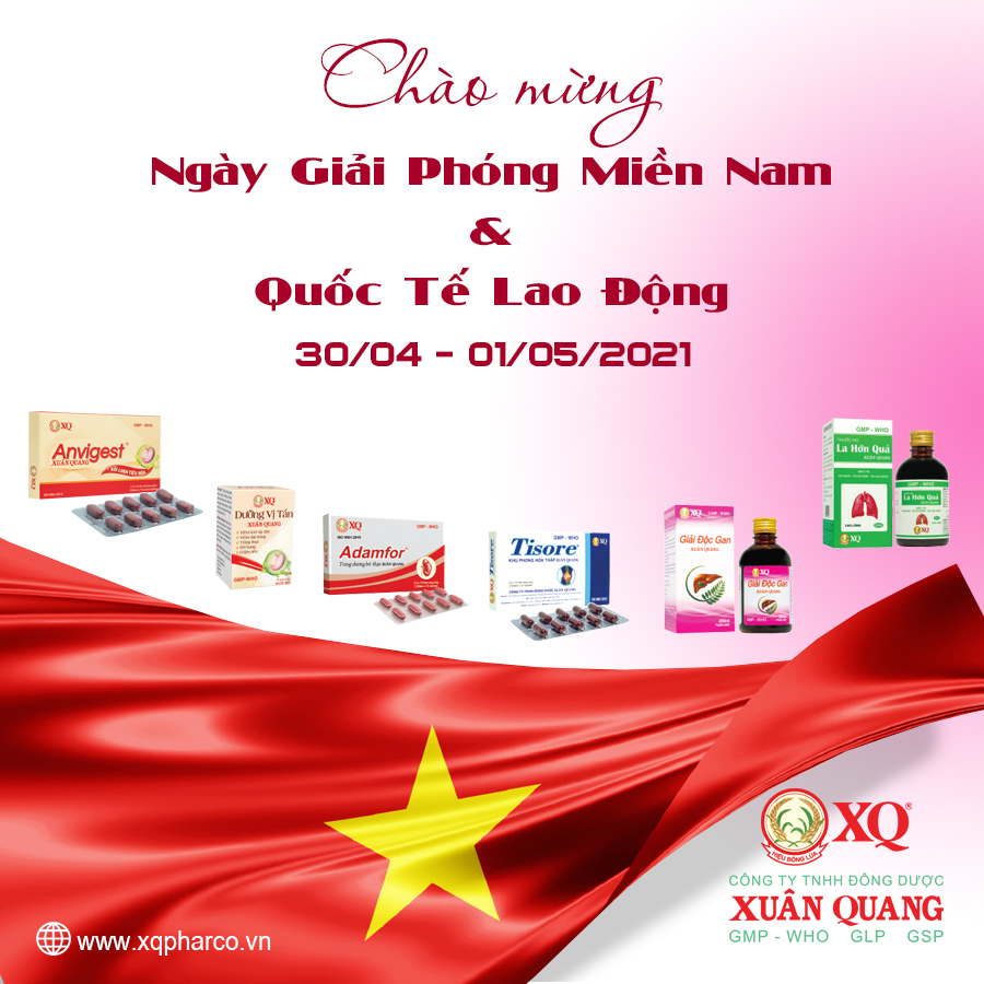Chào mừng Giải phóng miền Nam 30.4 và Quốc tế lao động 1.5