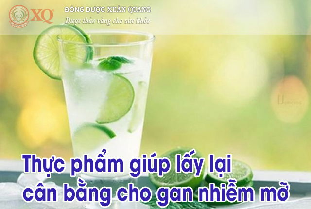 Thực phẩm giúp lấy lại cân bằng cho gan nhiễm mỡ