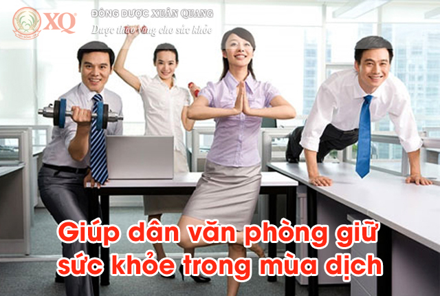 Giúp dân văn phòng giữ sức khỏe trong mùa dịch