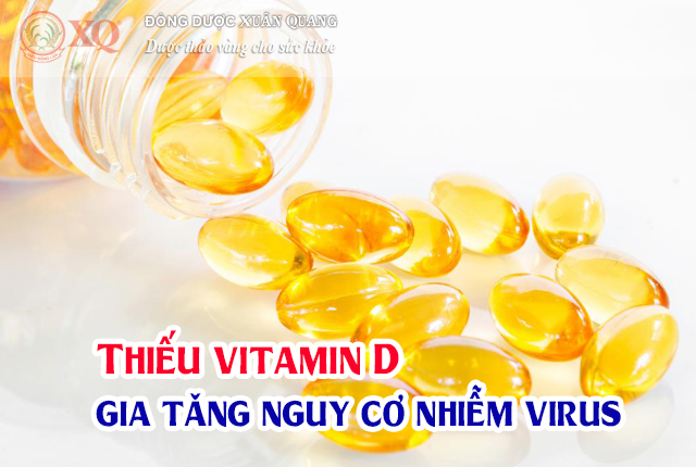 Thiếu vitamin D gia tăng nguy cơ nhiễm virus