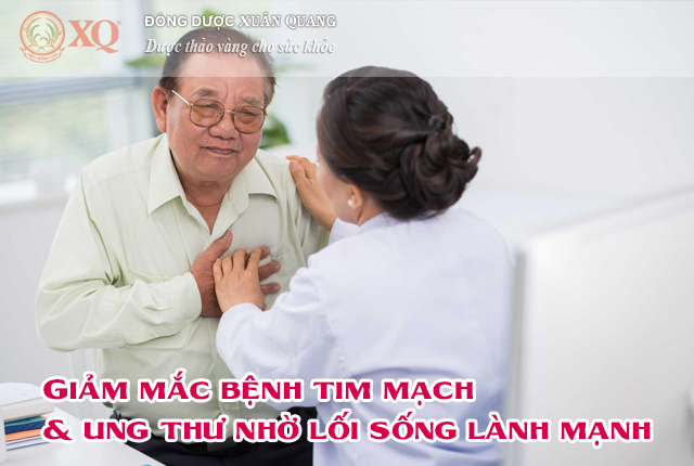 Giảm mắc bệnh tim mạch và ung thư nhờ lối sống lành mạnh